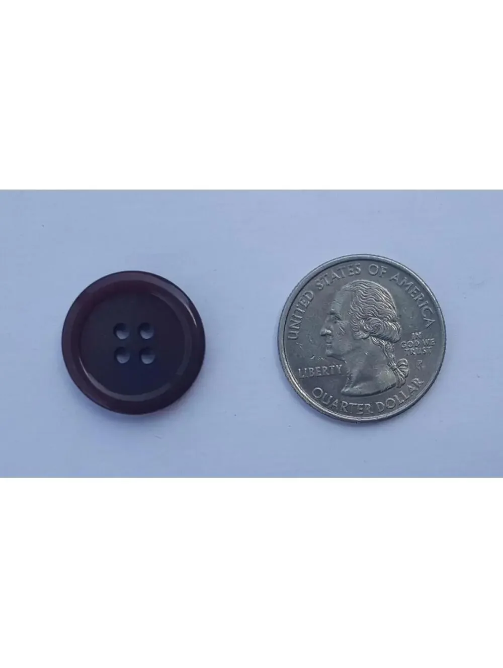 Riviera Buttons, 4 Hole Sewing/Crafts Buttons - 24 Pieces (002)